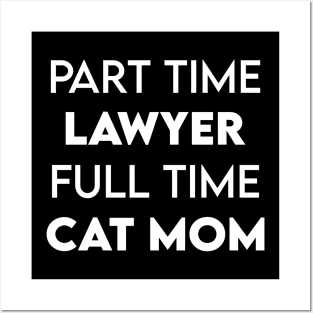 lawyer cat Posters and Art